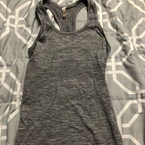 Gray lululemon tank top